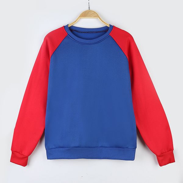 

women's hoodies & sweatshirts pulÃ´ver feminino para primavera e outono, moletom da moda com costura, estilo regular, mangas compri, Black