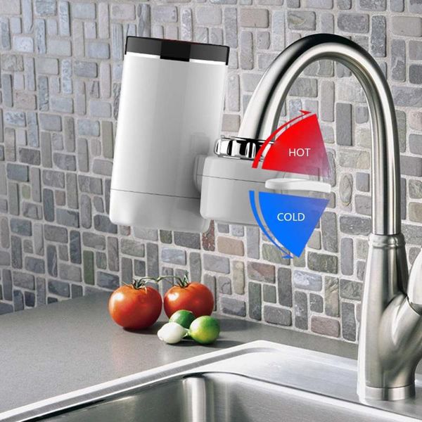 

kitchen faucets electric faucet water heater cold heating tankless digital instantaneous tap accessories