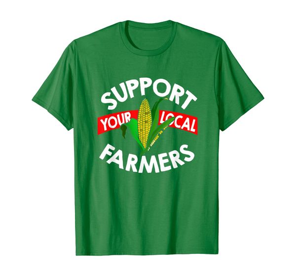 

American Farmers support graphic T Shirt Support Local, Mainly pictures