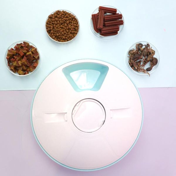 

pet feeder cat automatic for dog 6 meal trays dispenser timed quantification water auto bowl bowls & feeders