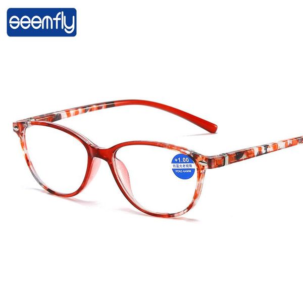 

sunglasses seemfly men women reading glasses anti-blue light ultralight vintage eyewear presbyopic eyeglasses +1.0 +1.5 +2.0 +2.5 +3.5 +4.0, White;black