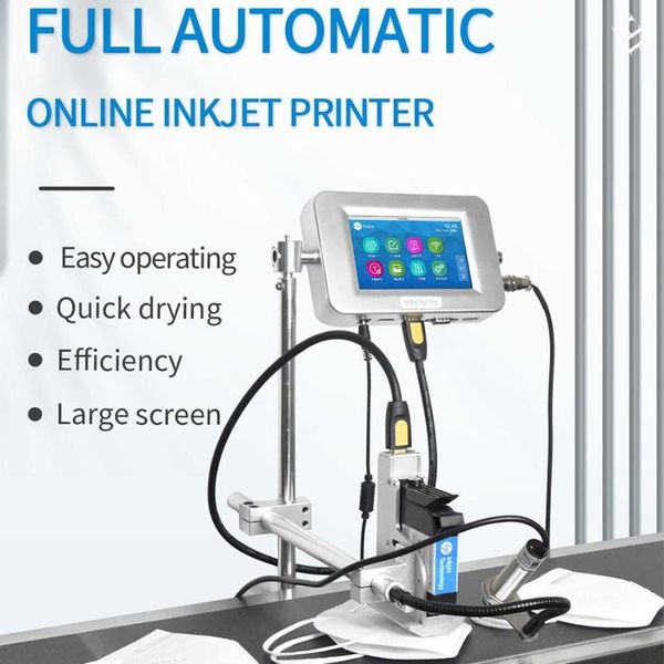 

copiers 15 languages capacitive screen automatic coding machine date printer mask online inkjet thermal tij