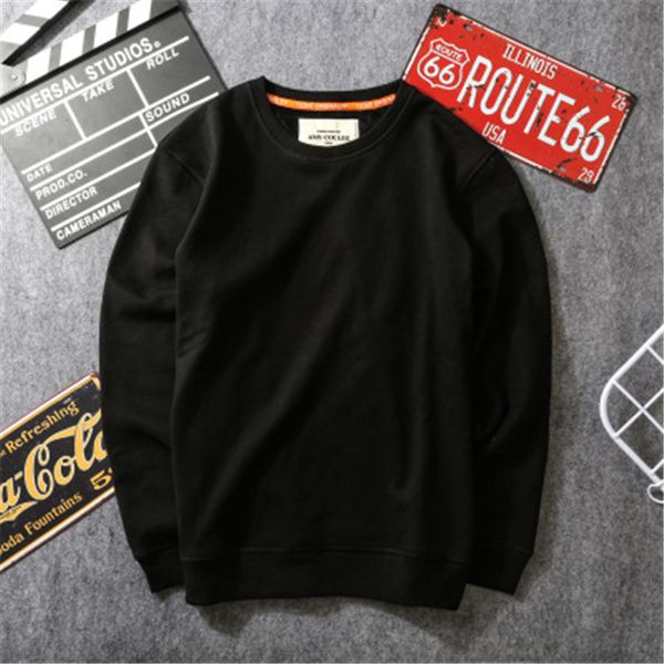 

men's hoodies & sweatshirts fashion brand designer mens hip hop tyle o-neck casual warm handsome seven-colors size s-3xl v4ir, Black