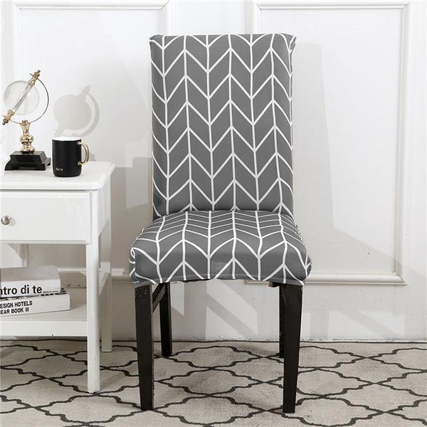 

chair covers printed dining room wedding office removable anti-dirty spandex kitchen seat case