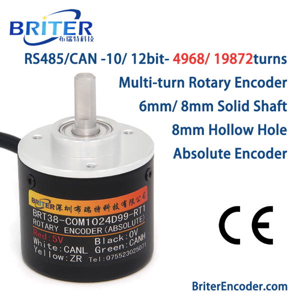 

smart home control rotary encoder magnetic multi-turns absolute encoder, angle measurement, power off memory, 19872turns, 4968turns