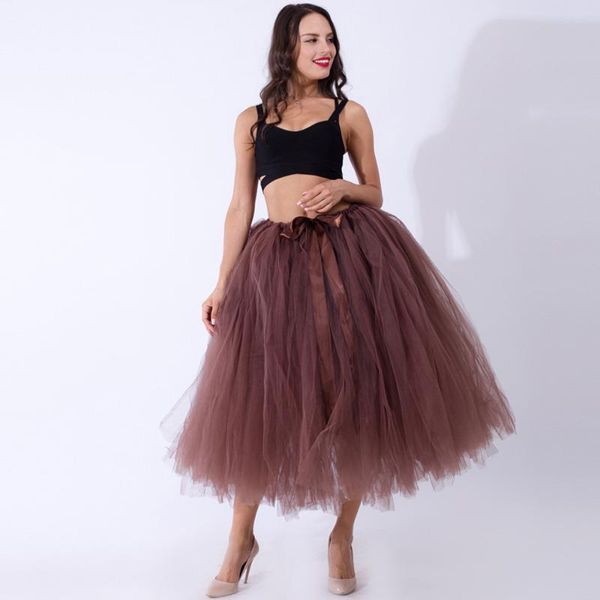 

skirts women bubble maternity skirt 2021 mesh tulle tutu lace bridesmaid princess high waist swing dolly ball gown, Black
