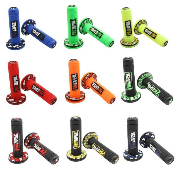 

handlebars motorcycle handlebar handle gel grips fit for 7/8" rubber hand dirt pit bike motocross 10 colors option