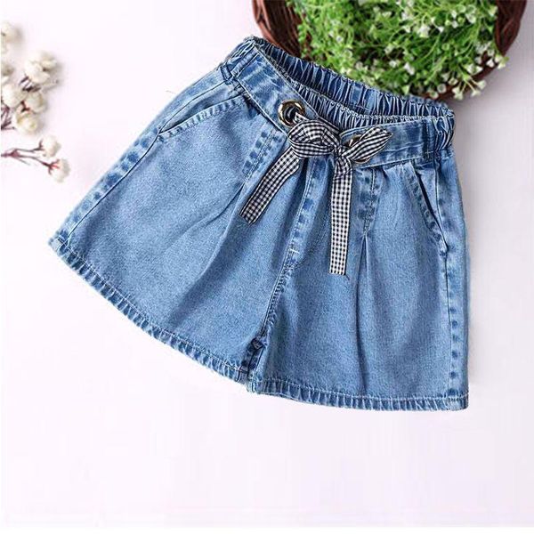 

shorts girl denim 2021 summer clothing baby children kids trousers good quality comfortable clothes, Black