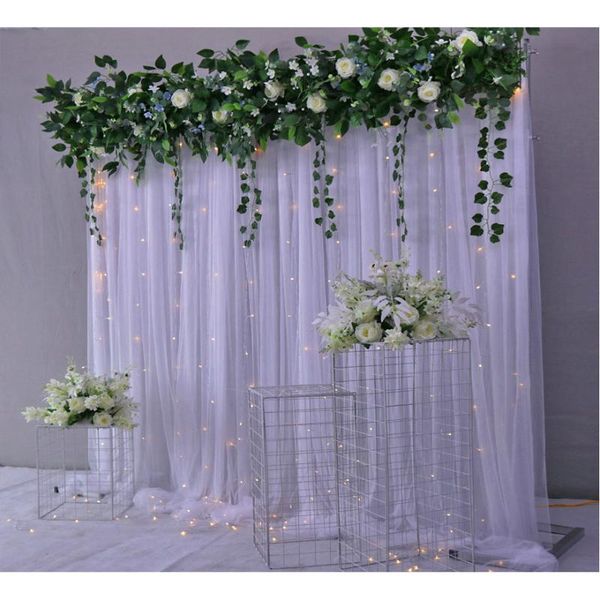 

curtain & drapes white tulle chiffon backdrop for bridal shower wedding ceremony backdrops curtains born baby po booth