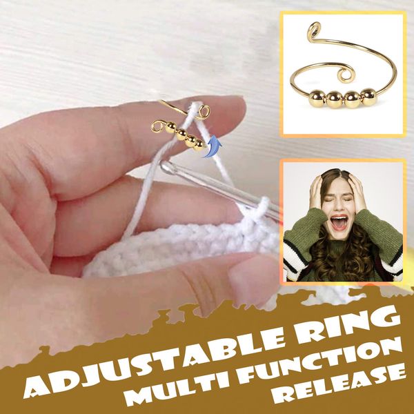 

compressive stress vent anxiety ring single-turn spiral novelty games toys for boys girls gift