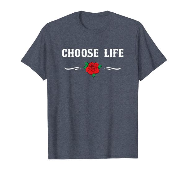 

choose life pro-life gift t-shirt, White;black