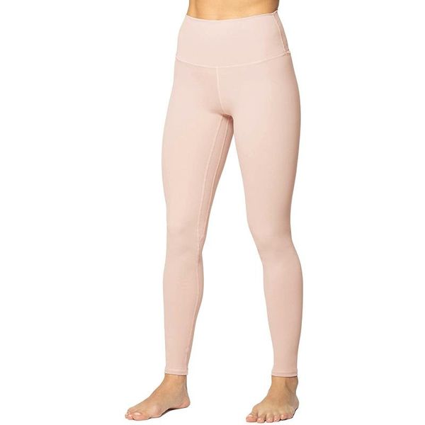 

women's leggings beige high waist quick dry stretch workout running sports full length pants women pantalones, Black