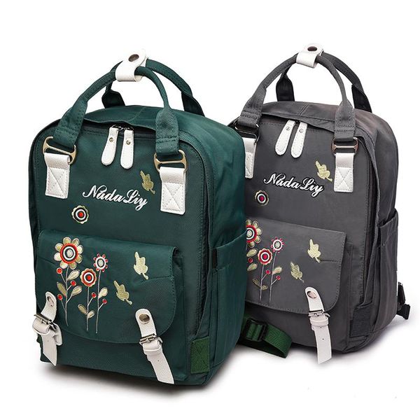 

fashion shoulder diaper bag large capacity national style embroidered multi-function waterproof rugtas mommy bags