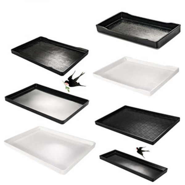 

kitchen storage & organization imitation wood grain serving tray for decorative nordic rectangular plastic el commercial