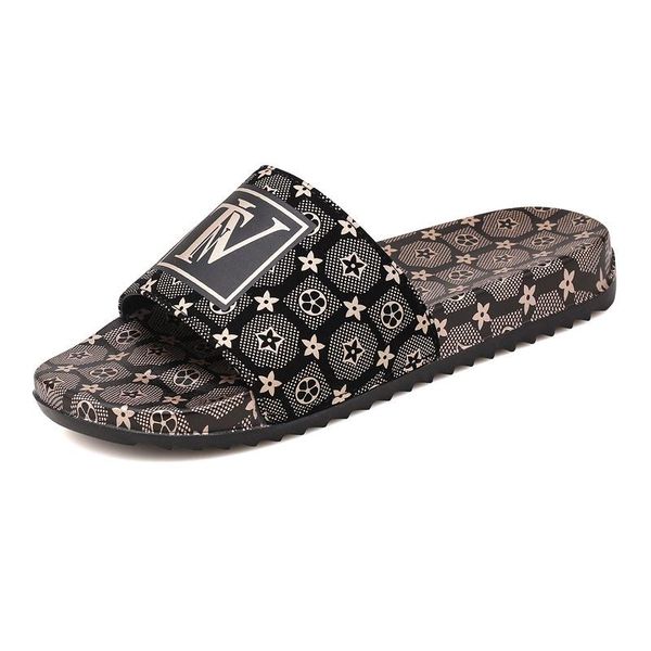 

women slippers men's eva men shoes couple flip flops soft casual summer male chaussures femme slides 2021, Black