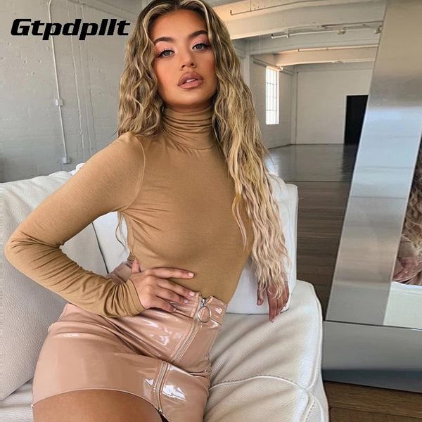 

gtpdpllt women bodysuits long sleeve christmas party rompers womens jumpuit overalls combinaison femme slim body tracksuit women's jump, Black;white