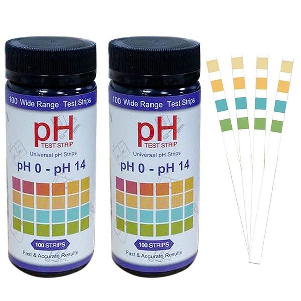 

meters soil ph test strips 200 tester 0-14 test, strips, plant for soil,