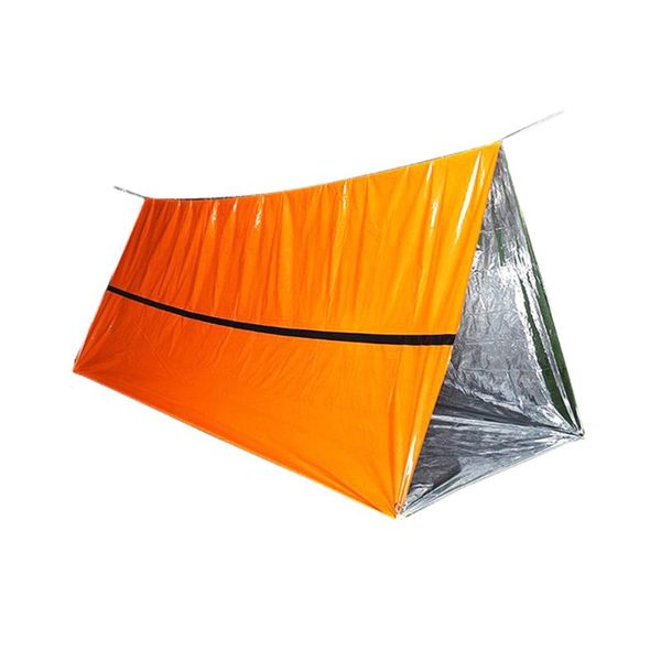 

disposable emergency shelter folding tent first-aid thermal survival outdoor tube insulatioin aluminum foil sleepin pads