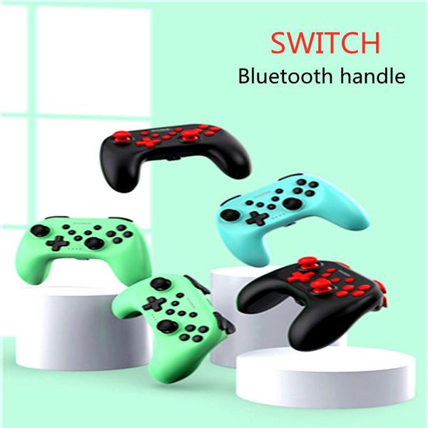 

switch wireless bluetooth game handle pro dual vibration with gyroscope support turbo one-key burst function controllers & joysticks