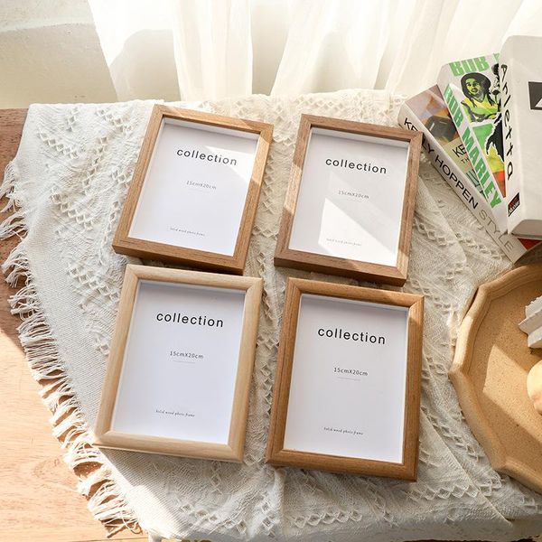 

frames los fick po frame wall picture home decor retro wooden decoration for living room family display
