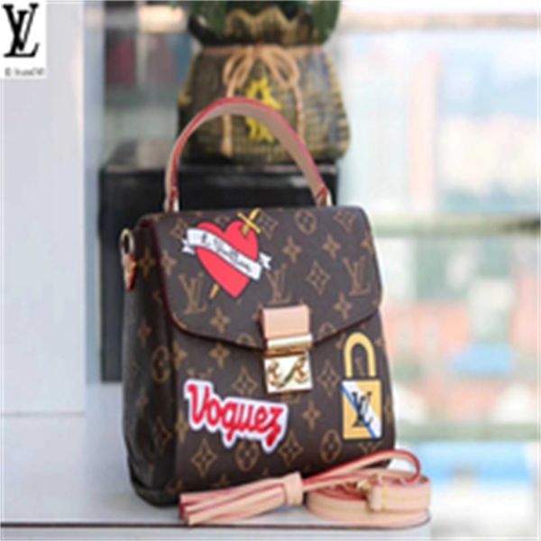 

brand designer luxury 5pe3 m40055 graffiti print shoulder bag women handbags iconic bags handles shoulder bags totes cross body bag clut