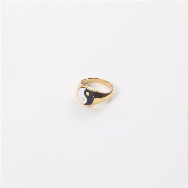 

cluster rings joolim pvd gold finish wave stainless steel for women irregular ring tarnish jewelry, Golden;silver