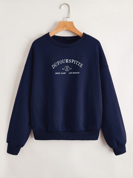 

drop shoulder letter graphic sweatshirt o5cn#, White;black