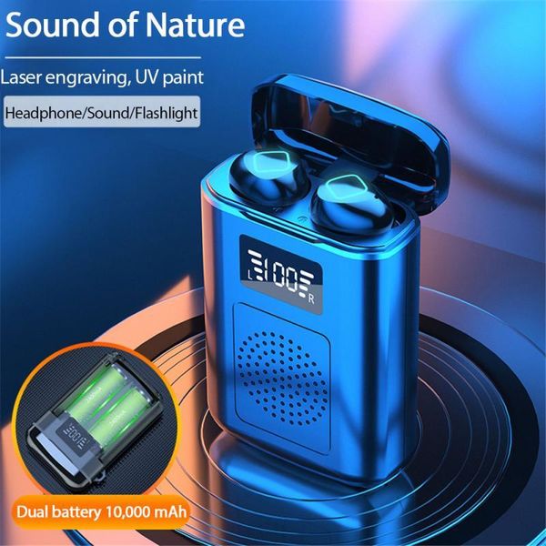 

headphones & earphones touch bluetooth earphone m6 tws stereo wireless headset lossless digital noise reduction gaming headphone whith speak
