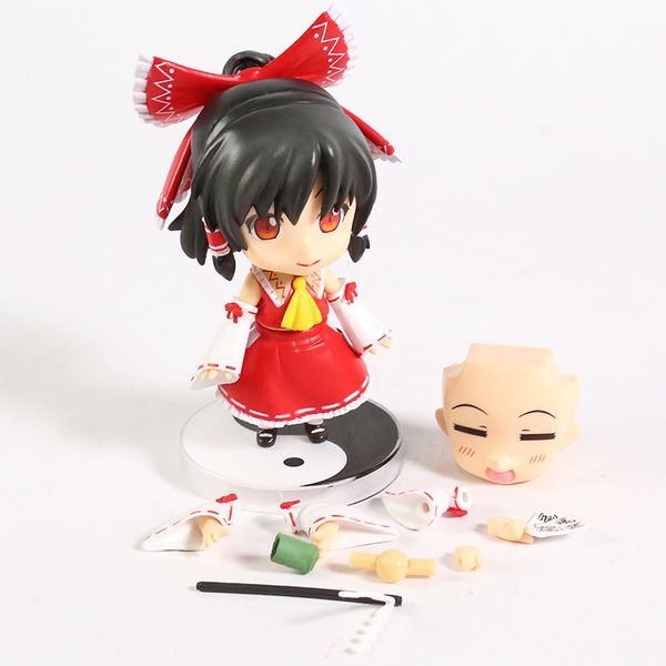 Touhou Project 74 Hakuri Reimu Q Face Boneca Figura Coleção Coleção X0522