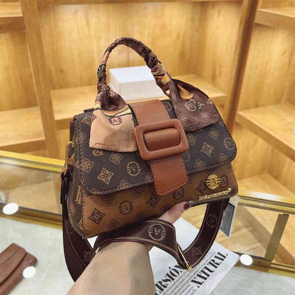 

84% off shop factory hong live women's bag version one shoulder messenger bag fashion old flower new texture lock handbag