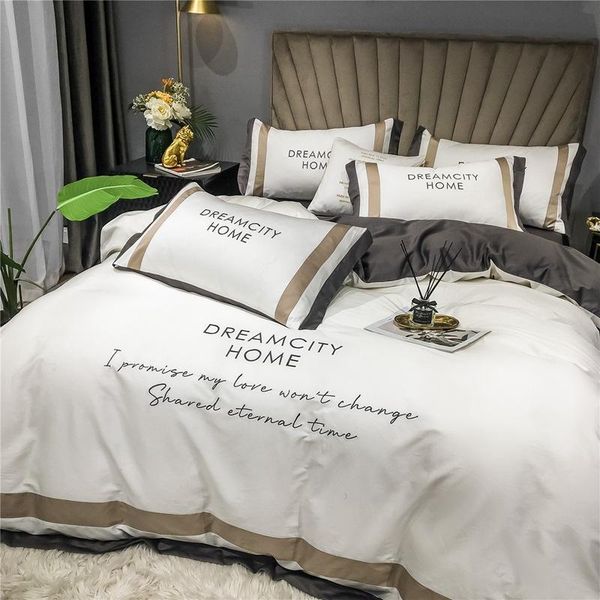 

bedding sets nordic style long staple cotton set of 60s covered naked sleep sheets 4ps