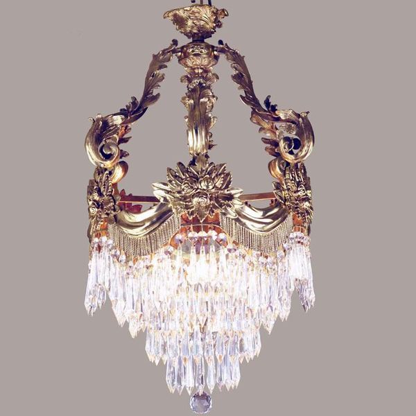 

pendant lamps crystal pentant antique reproduction romantic brass chandeliers for dinning room and bedroom