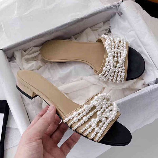 

sandals marca de luxo tipo inglaterra moda do vintage simples sÃ³lida flip flops verÃ£o chinelos casuais sapatos mulher slides 5n8q, Black