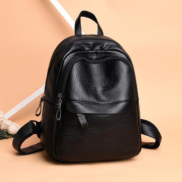 

school bags for women backpack women's leather large capacity mochila bolsa