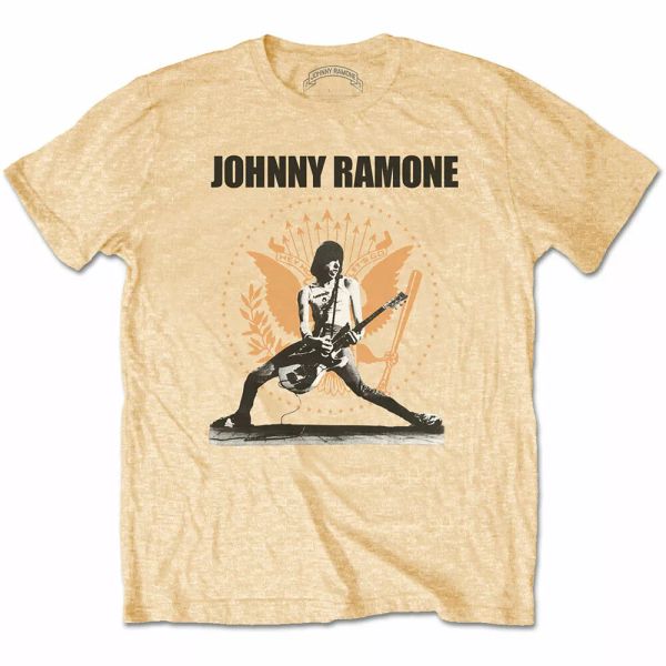 

johnny ramone rockin n seal official t-shirt men unisex, White;black