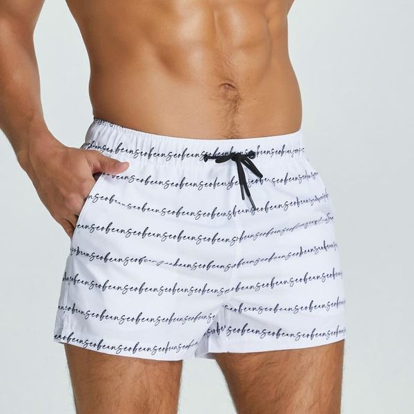 

men's swimwear 2021 swim trunks quick dry beach shorts mesh lining surf short pant