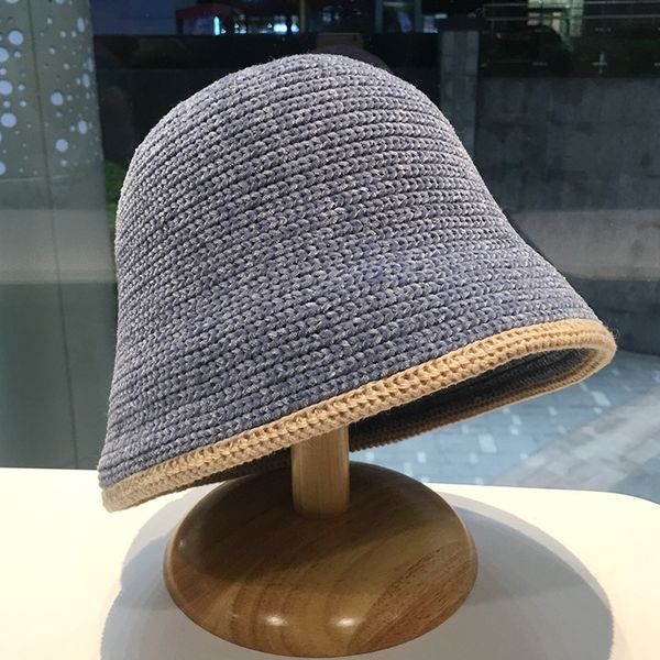

ins fisherman's hat women autumn winter designer fashion black high cold knitting basin, Yellow