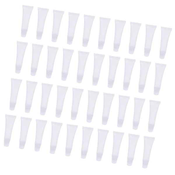 

storage bottles & jars 40pcs 10ml empty lip cream tubes gloss refillable subpackage