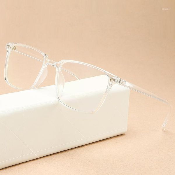

plastic square men eyeglasses classic small glasses frame women clear lens optical spectacles eyewear fashion sunglasses frames1, Black