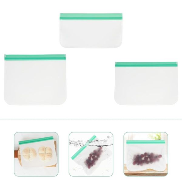

storage bags 12pcs refrigerator food translucent fresh-keeping pouches