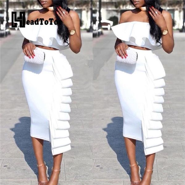 

two piece dress women 2 set, White