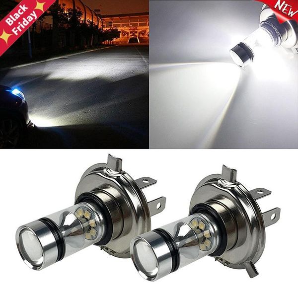 

2pc low consumption high power led bulb headlight/foglight long life h4 h7 h8 h11 9005/9006 6000k 100w 1000lm white light car headlights