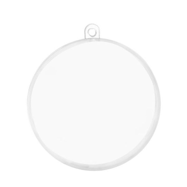 

party decoration 10pcs clear transparent plastic fillable filler christmas tree baubles candy ball festival decoratio