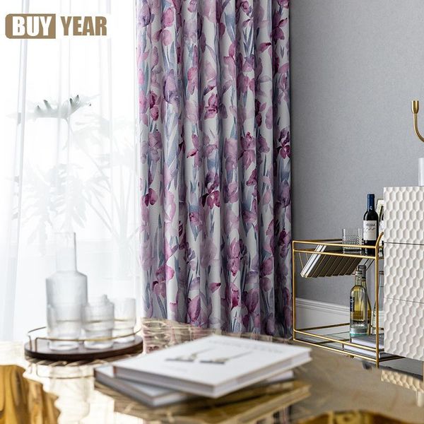 

curtain & drapes [brilliant purples and reds] living room bedroom curtains modern minimalist single-sided light cloth fabric