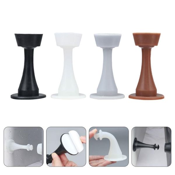 

door catches & closers 4pcs sers silicone non punching silent doors