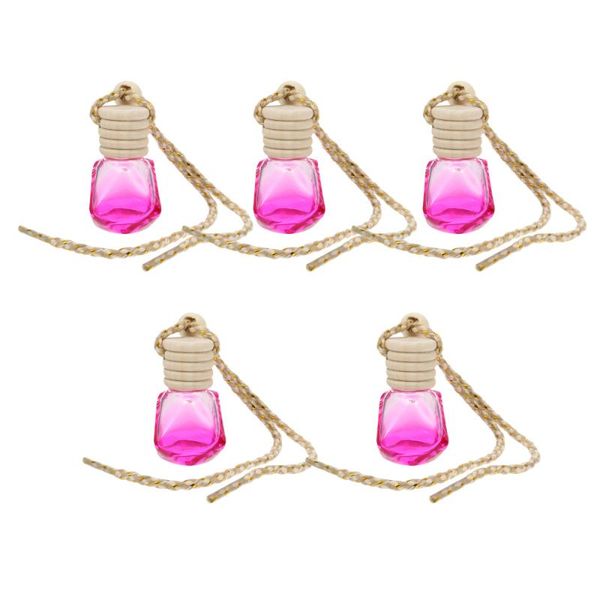 

interior decorations 5pcs 8ml car refillable perfume bottle empty fragrance