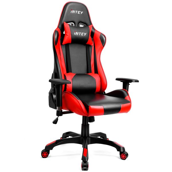

intey home furniture gaming chair ergonomic red