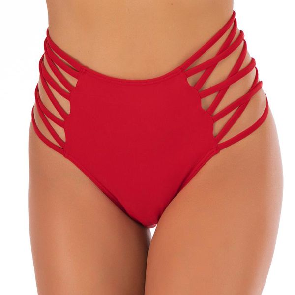

two-piece separates women high waist swimwear bottom sports wear adjustable boyshort swim short brief suits