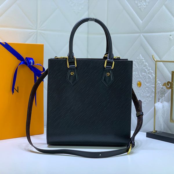

2022 womens totes smiley bagbag old print check pattern shoulder and hand mens leather bags with purse size 2color 22.5x24x9.5