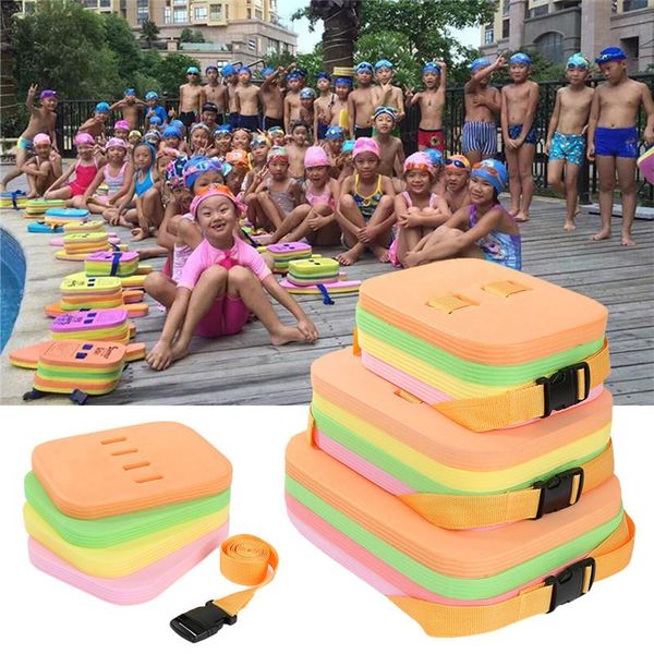 

pool & accessories 4 in 1 swimming floating kickboard child adults safe training learner aid foam air mattresses kick board with belt